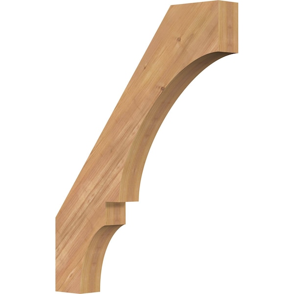 Ekena Millwork 3 1/2"W x 26"D x 34"H Balboa Smooth Knee Brace, Western Red Cedar BRC04X26X34BOA00SWR - main